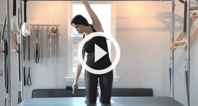 REFORMER MAT WITH HAND WEIGHTS